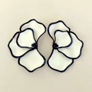 Aros Romance blanco y negro