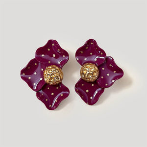 Aros Colombina burdeo mini