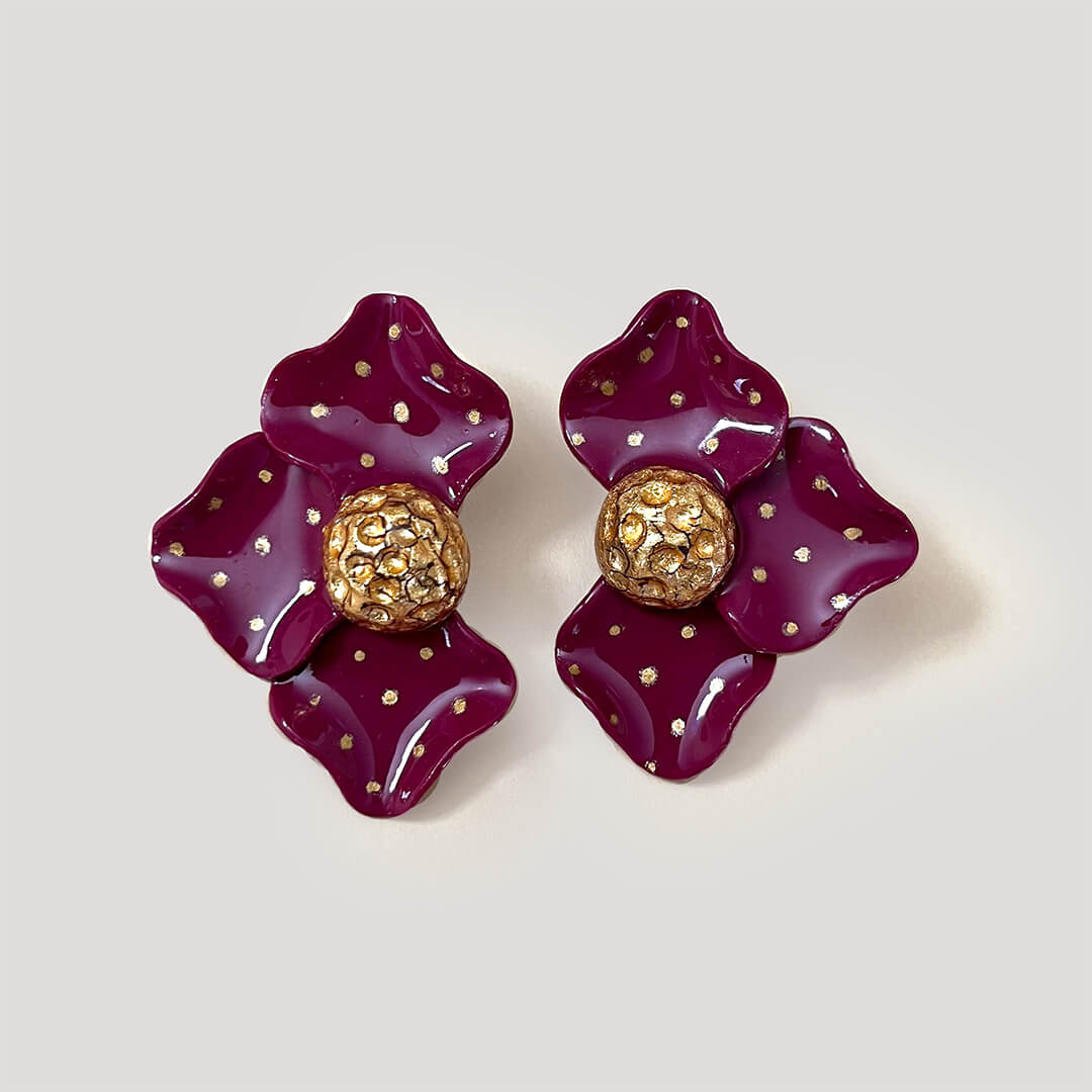 Aros Colombina burdeo mini